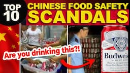 10 CHINESE FOOD SCANDALS THAT YOU WON'T BELIEVE IN 2023! #gutter oil #fake Budweiser beer