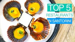 5 BEST RESTAURANTS IN SANTORINI! Must Watch Before Going This Summer 2023!