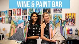 Wine + Paint Evening At Arte Bar 👩‍🎨🍷 || Fun & Unique Experiences || Infinity Platter || 2022