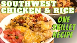 How to Make Southwest Chicken and Rice Recipe in Just ONE PAN!