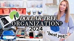 🤯 2024 DOLLAR TREE ORGANIZATION IDEAS! EXTREME Home Organization | EASY!