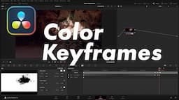 Color page static vs dynamic keyframes DaVinci Resolve Tutorial