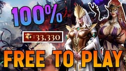 100% FREE TO PLAY Guild Boss 2 Guide! The Easiest Way To Get Max Chest (Apoc 1) | Watcher of Realms