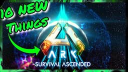 10 NEW THINGS IN ARK SURVIVAL ASCENDED, ASA Things you didn't notice!