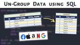 Solving SQL Interview Query | Ungroup given input data | FAANG Interview Query