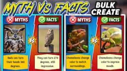 Create 1000 Myth Vs Facts Shorts With Free AI Tools In 10 Mins.