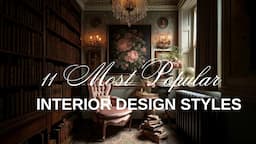 Popular Interior Design Styles Explained | Find Your Decorating Style 2024