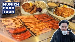 GERMAN MEAT-FEST in MUNICH | Must-eat Sausages and Schnitzel! | Bavarian Food Tour