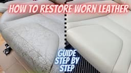 Volvo XC 60 | Leather Restoration | How To Fix Worn Leather