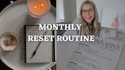 NOVEMBER MONTHLY RESET | budget, monthly planning & goal setting