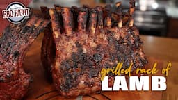 Rack of Lamb GRILLED to a PERFECT Medium Rare