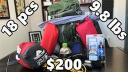 Budget Backpacking | 18 Piece Kit for $200