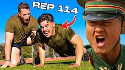 US Marines Attempt the Chinese Army Fitness Test