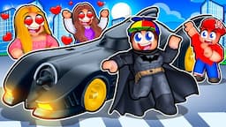 Rizzing Girls With The NEW $50,000,000 BATMOBILE In Roblox Driving Empire!