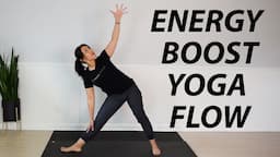 10 Min Quick Energy Boost Yoga | Energizing Vinyasa Flow