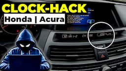 CLOCK Software BUG? Honda & Acura | 2022 - HACK