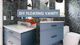 DIY Floating Bathroom Vanity