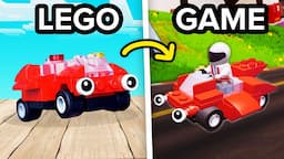 LEGO Car vs Video Game