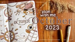 October 2023 Bullet Journal Setup 🏴‍☠️ Pirates ☠️ Plan with Me