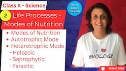 Class X Science | Life Processes -  Modes of Nutrition | Neela Bakore Tutorials