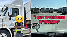 Truck Driver Quits After 2 Days Of Local Trucking & Thousands Of Truckers Hate On Him 😵