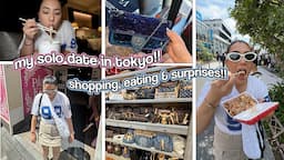 MY SOLO DATE IN TOKYO!! Shopping, Eating & Surprises!!