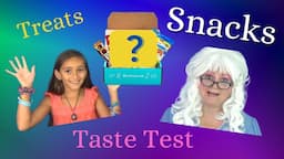 Ellie and Granny McDonalds Try Treats from Indonesia Food Review Taste Test