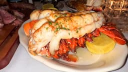 BIGGEST Lobster Tails in Las Vegas! Eating at the OLDEST & BEST Steakhouse in Las Vegas Golden Steer