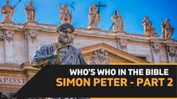 #Simon Peter, The First Pope (Part 2) -Ep 141- Who’s Who in the Bible - Fr. Sandeep Menezes, C.Ss.R.