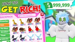 HOW TO GET RICH in Adopt Me 🤑 10 x TIPS to get your DREAM PET in Roblox Adopt Me