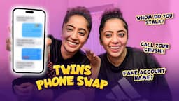 Identical Twins Swap Phones 😥 | Chinki Minki