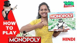 How to Play Monopoly Board game in Hindi | Monopoly kaise khelte hain |  Rules of Monopoly