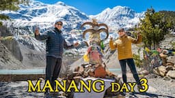 Hiking to Gangapurna Lake and Glacier in Nepal | Day - 3 of Manang Travel