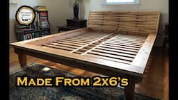 DIY Platform Bed For Under $200.00 [Woodworking How-To]