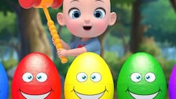 Baby 5 Color Eggs Song! | Twinkle Little Star Nursery Rhymes | Baby & Kids Songs