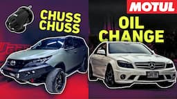 MERCEDES KA 50,000 KA OIL CHANGE 😱 | FORTUNER BOV INSTALLATION | LEXUS UPDATE