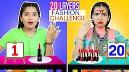 20 Layers Fashion Challenge | Mystery Box | DIY Queen