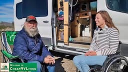 A True BADASS! Inspiring Solo VAN Life, Courage and Determination on Wheels!