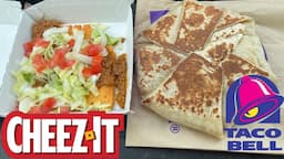 Taco Bell: Big Cheez-It Crunchwrap Supreme & Big Cheez-It Tostada Review