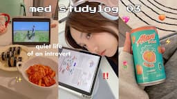 STUDY VLOG ᯓ★ med school as an introvert, quiet life, new semester