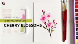 How to Paint Cherry Blossoms - Skillshare Loose Watercolor Florals Series