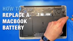 MacBook Air A1466 Battery Replacement - It's Super Easy!