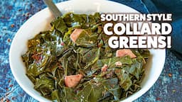 The Best Collard Greens! With Bacon and Smoked Ham (and a Little Spice!)