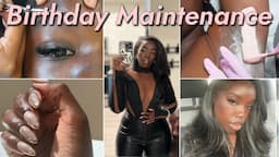 Spending a BAG on my birthday maintenance!! Hair, lashes, nails, wax and more || Simone Nicole VLOG