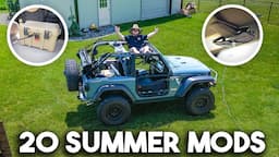 20 Must Have Summer Jeep Accessories