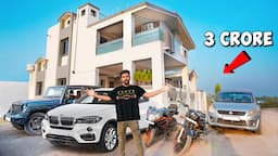 Our Car Collection and Home Tour - Worth 3 Crore 🤑 | The Experiment TV