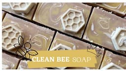 Making CLEAN BEE Soap Cold Process With Honey | Luna Fae Creations