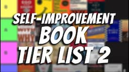 Ultimate Self-Improvement Book Tier List (24 MORE Books - Which Will You Read Next?)