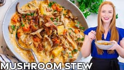 The Best Creamy Mushroom Stew with Bacon | The Ultimate Comfort Food!