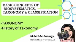 2) Taxonomy & History of Taxonomy. M.Sc B.Sc Zoology botany notes CSIR NET Life sci #Biosystematics